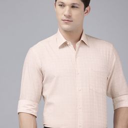 Arrow Pure Cotton Manhattan Slim Fit Opaque Checked Formal Shirt-picture-42