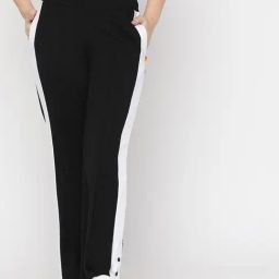 Lil Tomatoes Girls Black Solid Trousers-image-9