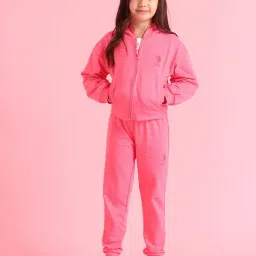 U.S. Polo Assn. Girls Pink Cotton Sweatshirt-picture-47