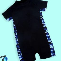 Kiddopanti Kids Multi Colored Regular Cut N Sew Swimsuit-2