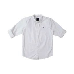 Allen Solly Junior White Cotton Logo Full Sleeves Shirt-image-32