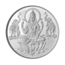 Sri Jagdamba Pearls Lakshmi 999 Silver 10gm Silver Coin-image-88