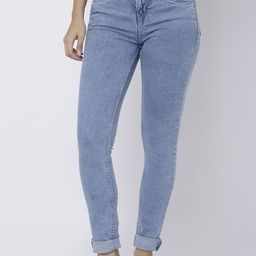 Tokyo Talkies Women Blue Super Skinny Fit Mid-Rise Clean Look Stretchable Jeans-picture-29