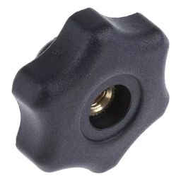 RS PRO Black Multiple Lobes Clamping Knob M6 Threaded Through Hole, 161212-image-28