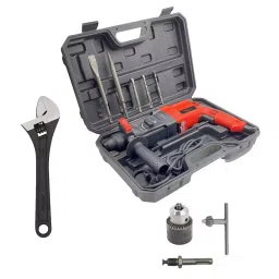Hillgrove Chuck Size 26 mm Hammer Impact Drill kit 1200 W, HGCM801M1-12