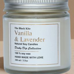 The Black Kite Scented Candle Vanilla and Lavender - 100 ml-2