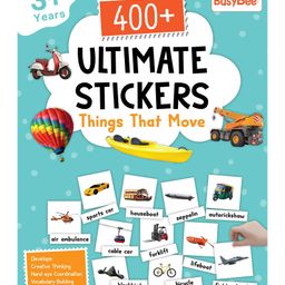 400+ Ultimate Stickers Book - Things That Move - English-95