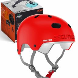 Jaspo Secure Ultra Sports Helmet for Cycling, Skating, Skateboarding - for All Age Groups (XS, Red Matte)-image-63