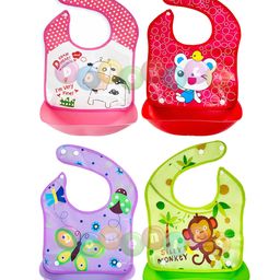 JARS Collections Sleeveless Waterproof Printed Apron Bib Pack of 4  Multicolour-10