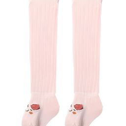 SYGA Cotton Solid Socks- Pink-image-87