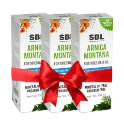 SBL Arnica Montana Set Of 3 Fortified Hair Oil For Stronger Roots & Growth - 100 ml Each-27