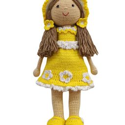 Happy Threads Sunshine Handcrafted Adorable Cuddly Doll, Perfect Gift for Girls - 30 cm image 3