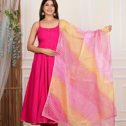 Indi INSIDE Printed Leheriya Dupatta-picture-11