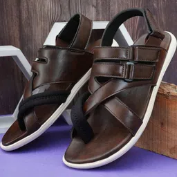 Bizazo Men Synthetic Leather Sandals-picture-33