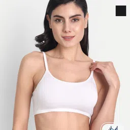 Aimly Pack Of 3 Non-Padded Non-Wired Cotton Workout Bra With All Day Comfort-picture-33