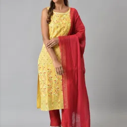 Aurelia Red Chequered Dupatta image 2