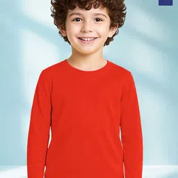 Friskers Kids Pack of 2-Boys Solid Round Neck Pure Cotton T-shirts-picture-13