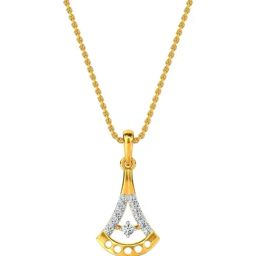 Kisna Diamond & Gold Jewellery 14k Vinsey Diamond Pendant-image-23
