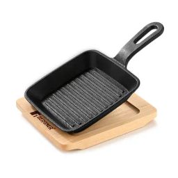 Bergner Cook & Share Black Cast Iron 13 cm Griddle Pan (240 ml)-image-96