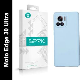 Sprig Liquid Silicone Back Cover for Motorola Edge 30 Ultra (Blue)-image-67