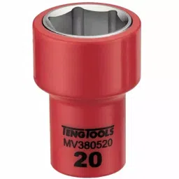 Teng Tools 3/8 inch Drive 13 mm Insulated Standard Socket, 6 Point, VDE/1000V, 46 mm Overall Length, MV380513-picture-25