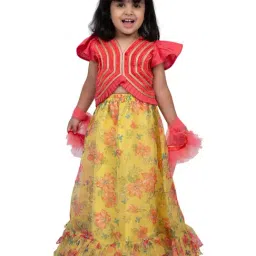 Twisha Girls Multi Lehenga Choli-image-18