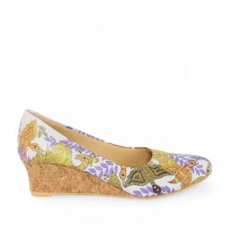 Kanvas Women's Multicolor Wedge Pumps-image-69