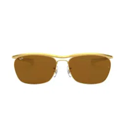 Ray-Ban 0RB3619 Light Brown Polarized Olympian II Square Sunglasses - 60 mm-13
