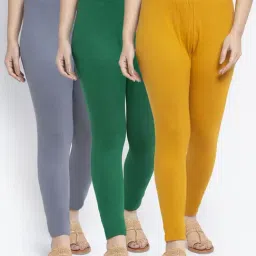 Gracit Multicolor Regular Fit Leggings-picture-15