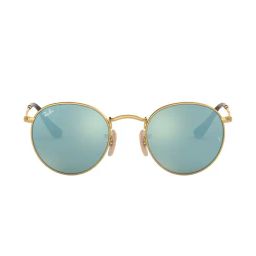 Ray-Ban 0RB3447N Sky Blue Icons Round Sunglasses - 50 mm-image-27