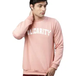 Rigo Pink Regular Fit Printed Sweatshirt-15