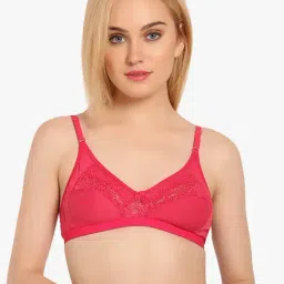 Innocence Fuchsia Non Wired Non Padded T-Shirt Bra-picture-19