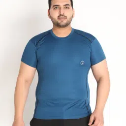 Chkokko Indigo Regular Fit Striped T-Shirt-picture-46