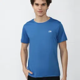Peter England Casuals Blue Regular Fit T-Shirt-picture-13