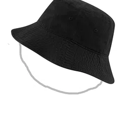 Infispace Men Black Solid Bucket Hat-33