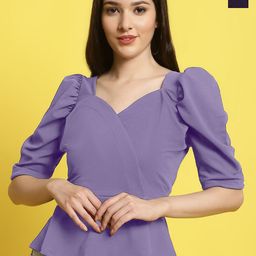 Metronaut Women Pack of 2 Sweetheart Neck Crop Top-image-65