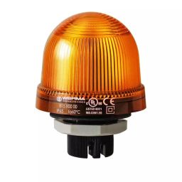 Werma Beacon 816 Series Yellow Continuous lighting 230 V Built-in Mounting LED Bulb, 816.300.68-image-89