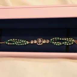 Tyaani Jewellery by Karan Johar Vanshina Polki And Diamond Loose Bracelet-image-60