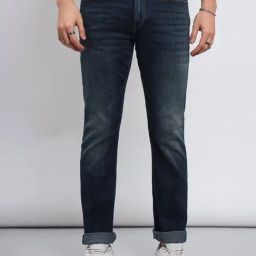 Lee Dark Blue Straight Fit Jeans-picture-8
