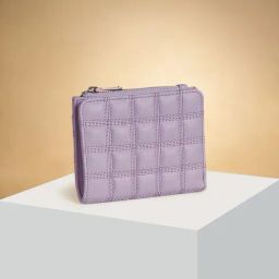 Forever Glam by Pantaloons Lilac Textured Bi-Fold Wallet-4