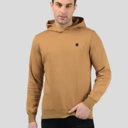 Numero Uno Brown Regular Fit Hooded Sweatshirt-image-71