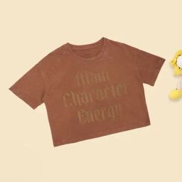 Pantaloons Junior Girls Brown Patina Printed T-Shirt-picture-36