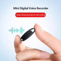CAMLEIGH Keychain Type Digital Spy Voice Recorder Black with 64 GB In-built Memory image 3