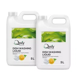 Qssiy 5+5 L Green Apple Fragrance Dishwash Liquid (Pack of 2)-image-4