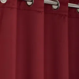 Swayam Blackout Eyelet Window Curtains - Set of 2 (5 Ft) image 2