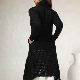 Soch Self Design Longline Acrylic Open Front Shrug image 5