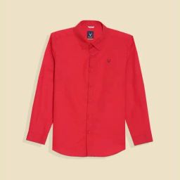 Allen Solly Kids Red Regular Fit Shirt-image-79