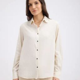 Pepe Jeans Beige Full Sleeve Shirt-image-5