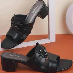 Mochi Women's Black Casual Sandals-image-65