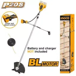 Ingco Cordless String Trimmer and Brush Cutter With 2 mm Line Diameter and 4 m Line Length, CSTLI20018 image 2
